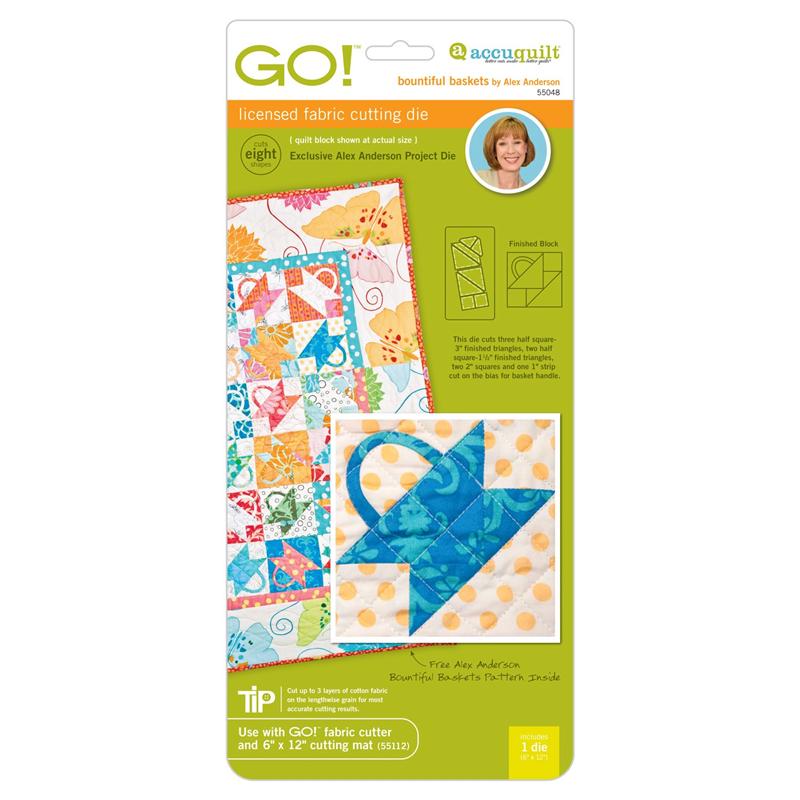 GO! Square-3 (2 1/2 Finished) fabric cutting die - AccuQuilt