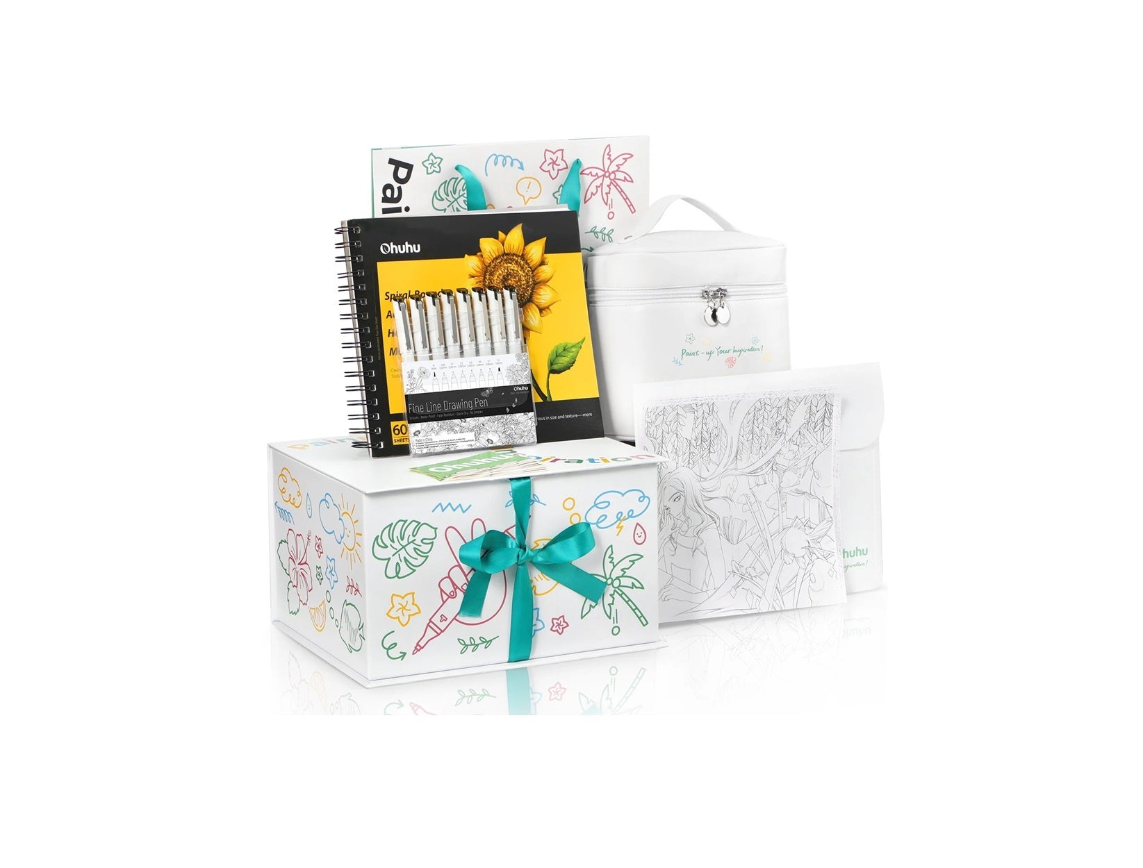 Ohuhu Honolulu Gift Box with 72ct Alcohol Markers Y30-80402-70