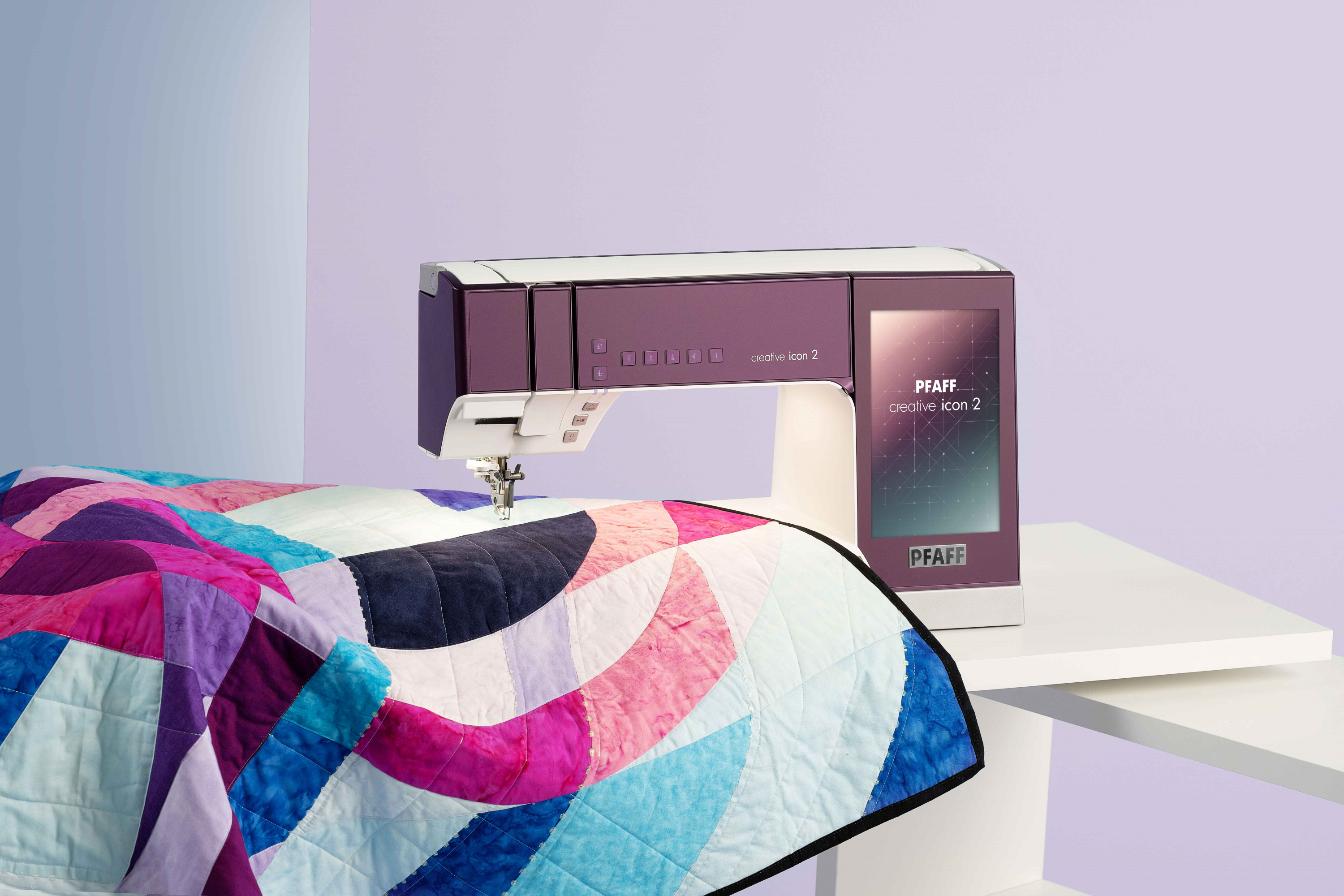 PFAFF creative icon 2 Purple Aurora Sewing and Embroidery Machine