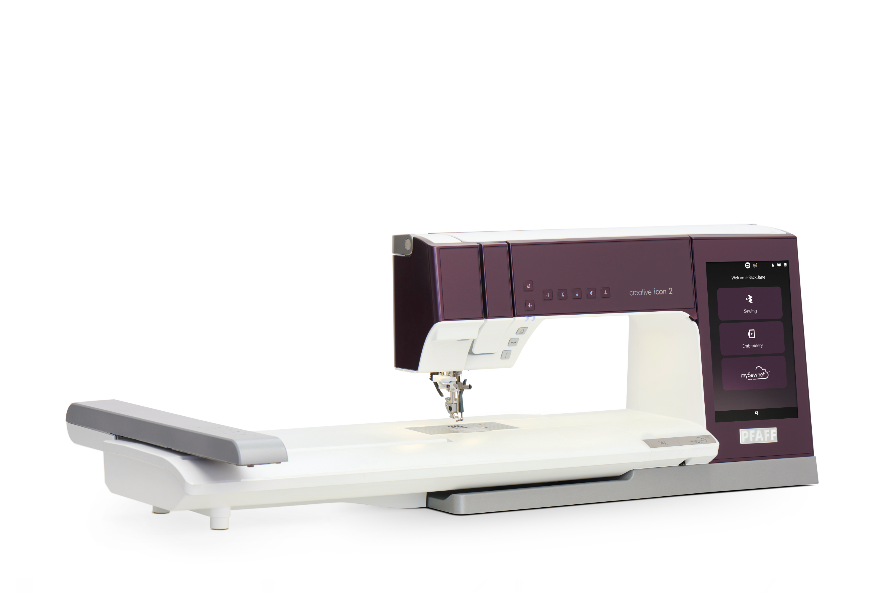 PFAFF creative icon 2 Purple Aurora Sewing and Embroidery Machine