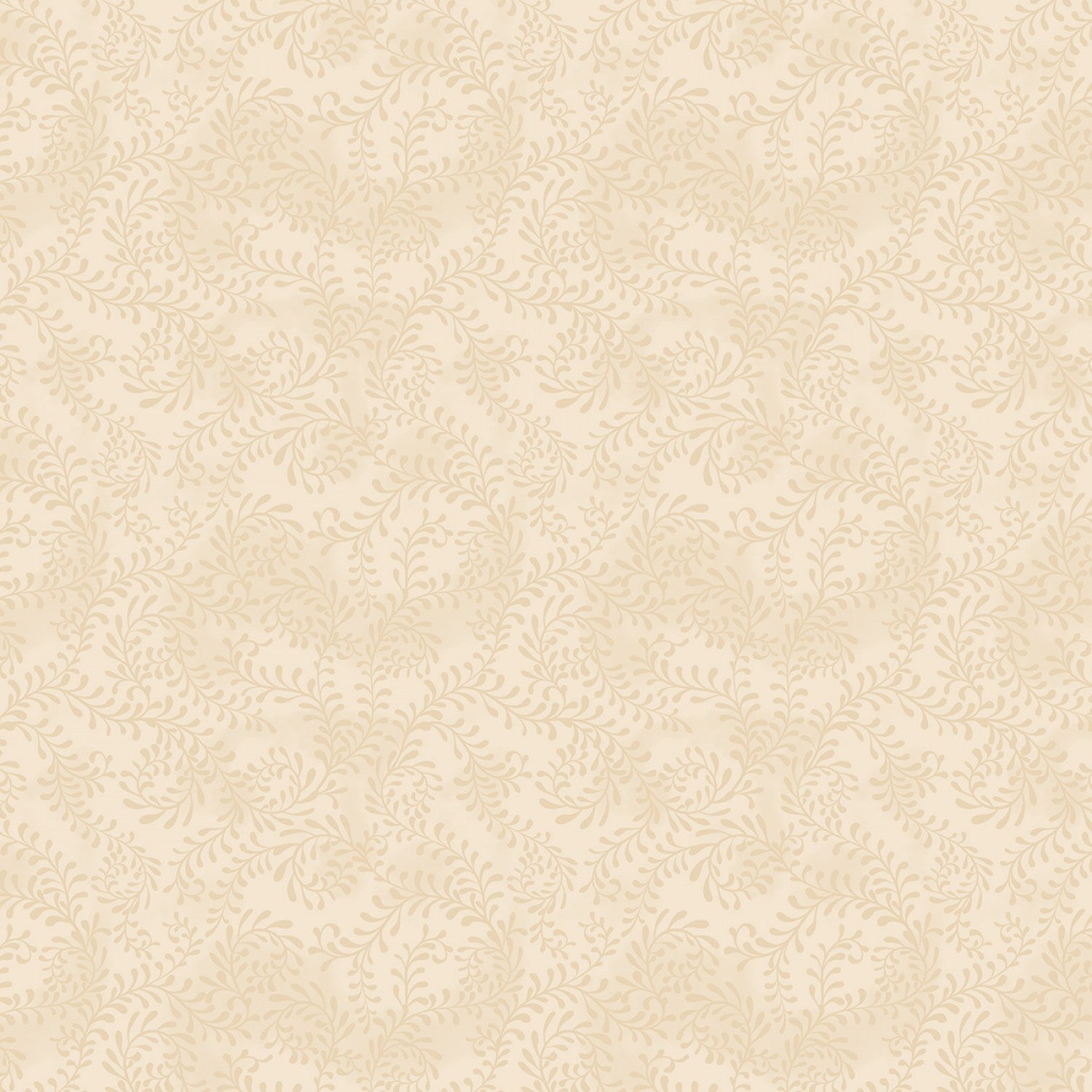 Wilmington Essentials Cream Swirling Leaves by the Half Yard 27650-122