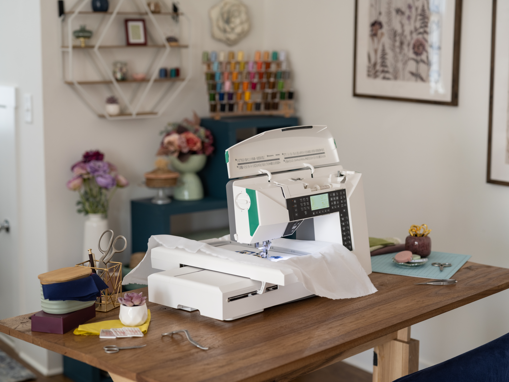 Husqvarna Viking Designer Jade 35 Sewing and Embroidery Machine