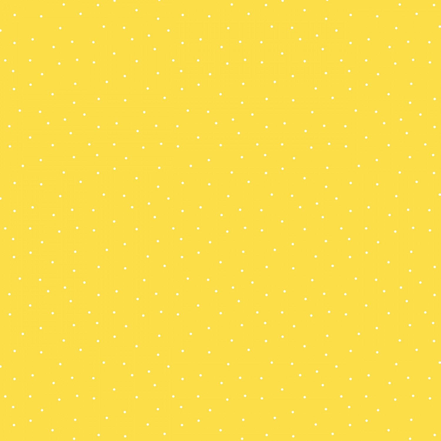 Wilmington Essentials Bright Yellow/White Pindots by the Half Yard 39131-551