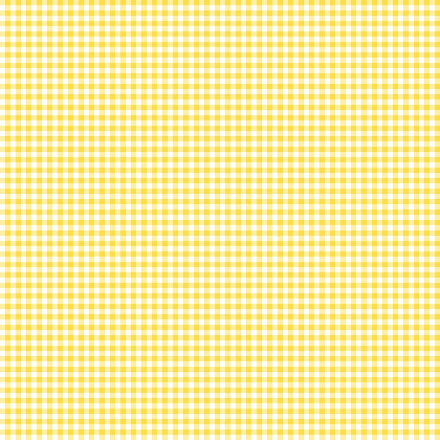 Wilmington Essentials White/Bright Yellow Mini Gingham Classics by the Half Yard 39161-155