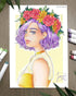 Ohuhu Honolulu B 48ct New Midtone Brush/Fine Dual Tip Alcohol Markers Y30-80402-18