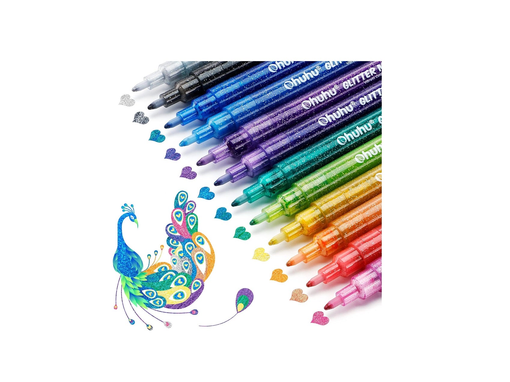 Ohuhu Glitter Metallic Marker Pens Y30-80600-32