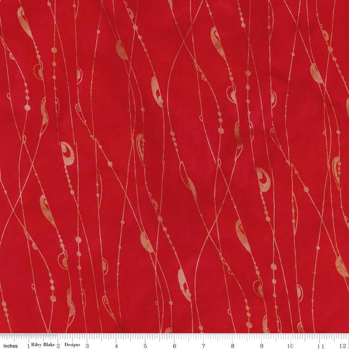 Riley Blake Expressions Batiks String Theory Rayon Lipstick by the Half Yard BTR23130-213