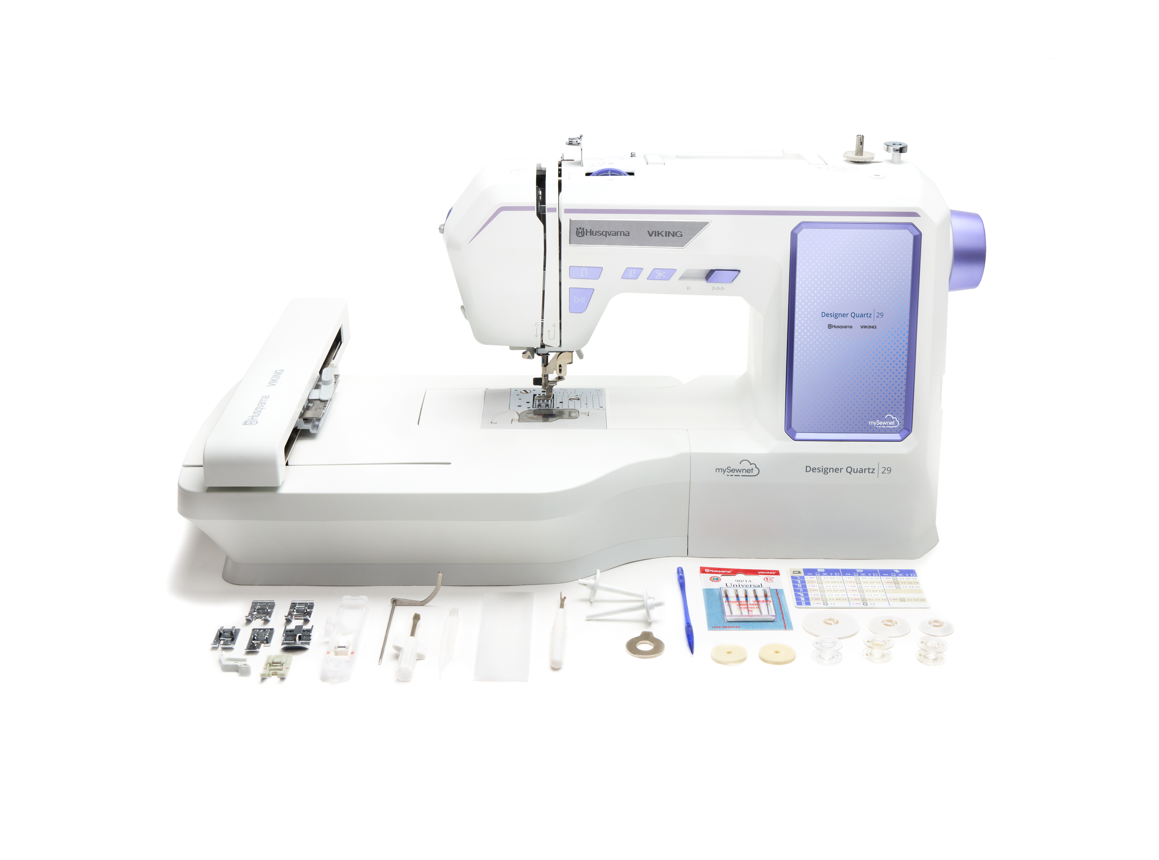 Husqvarna Viking Designer Quartz 29 Sewing and Embroidery Machine 6.7x3.9