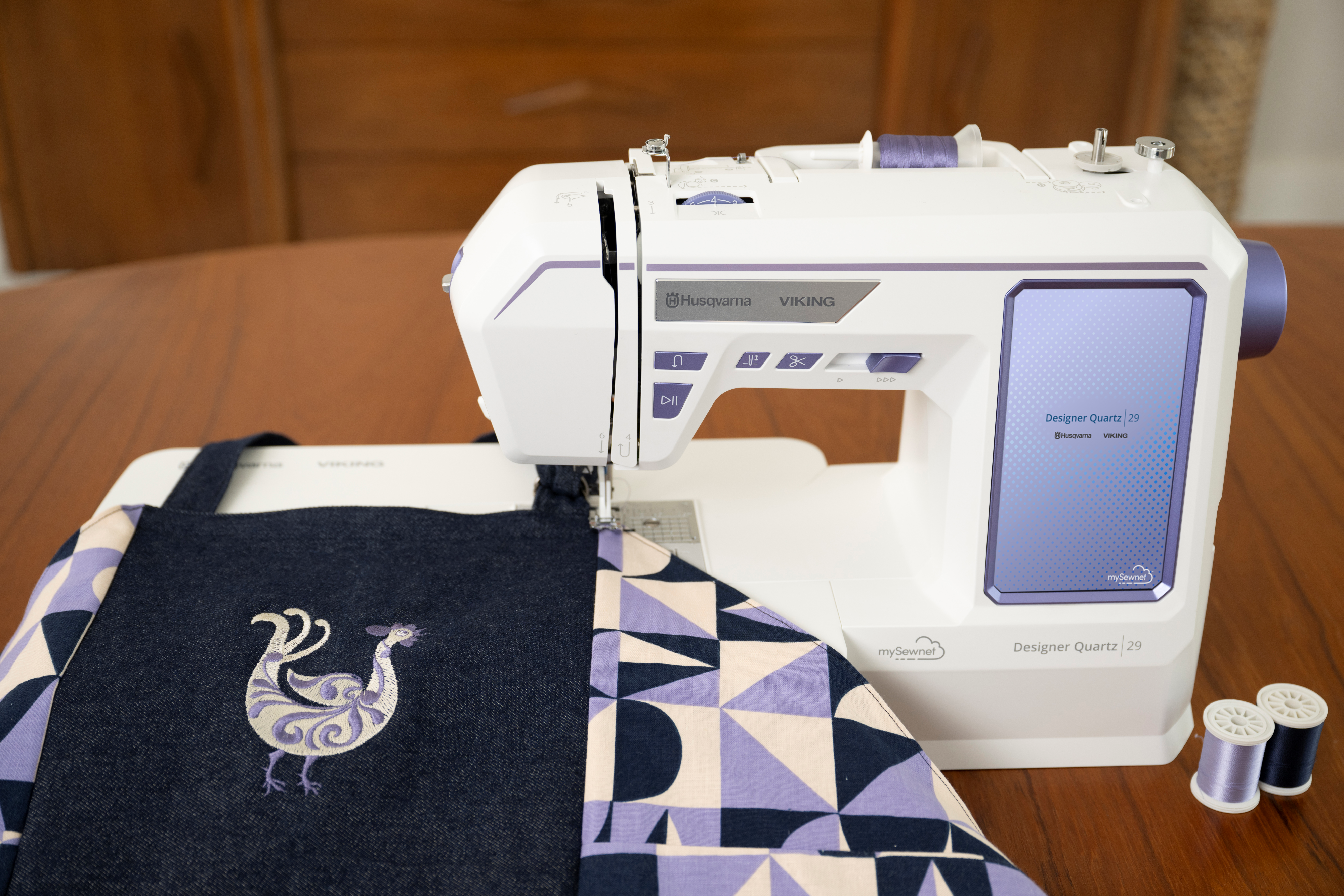 Husqvarna Viking Designer Quartz 29 Sewing and Embroidery Machine 6.7x3.9