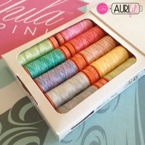 Aurifil Tula Pink Premium 50wt Mako Cotton Quilting Thread Kit TP50TP10 for Sale at World Weidner
