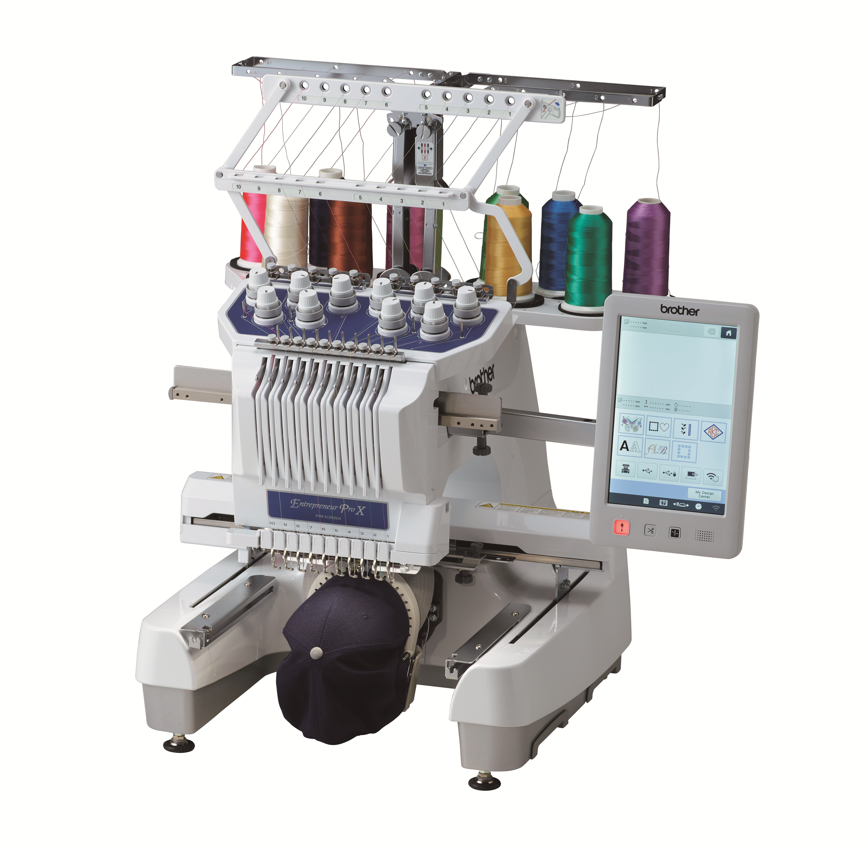 Brother Entrepreneur Pro X PR1055X 10 Needle Embroidery Machine 14x8 for Sale at World Weidner