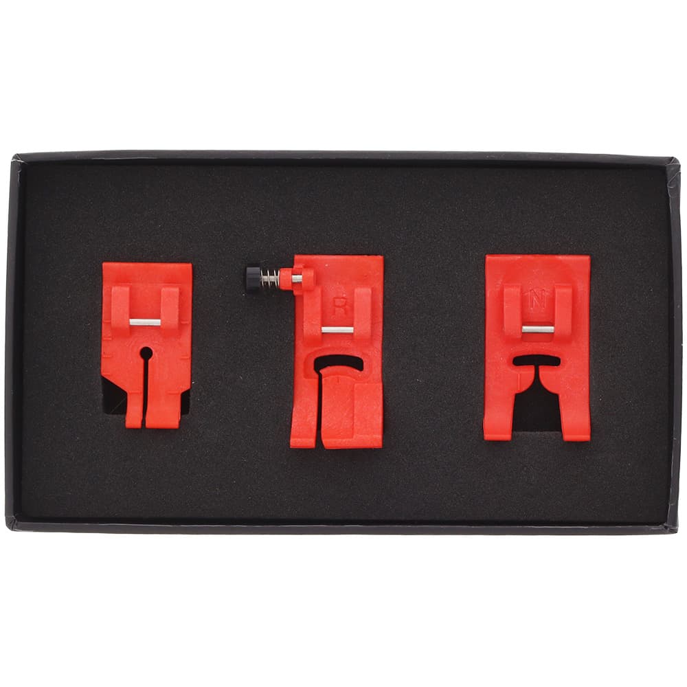 SewFine 3pc Ultra T High Performance Presser Foot Set for Brother / BabyLock and Janome 9mm Machines