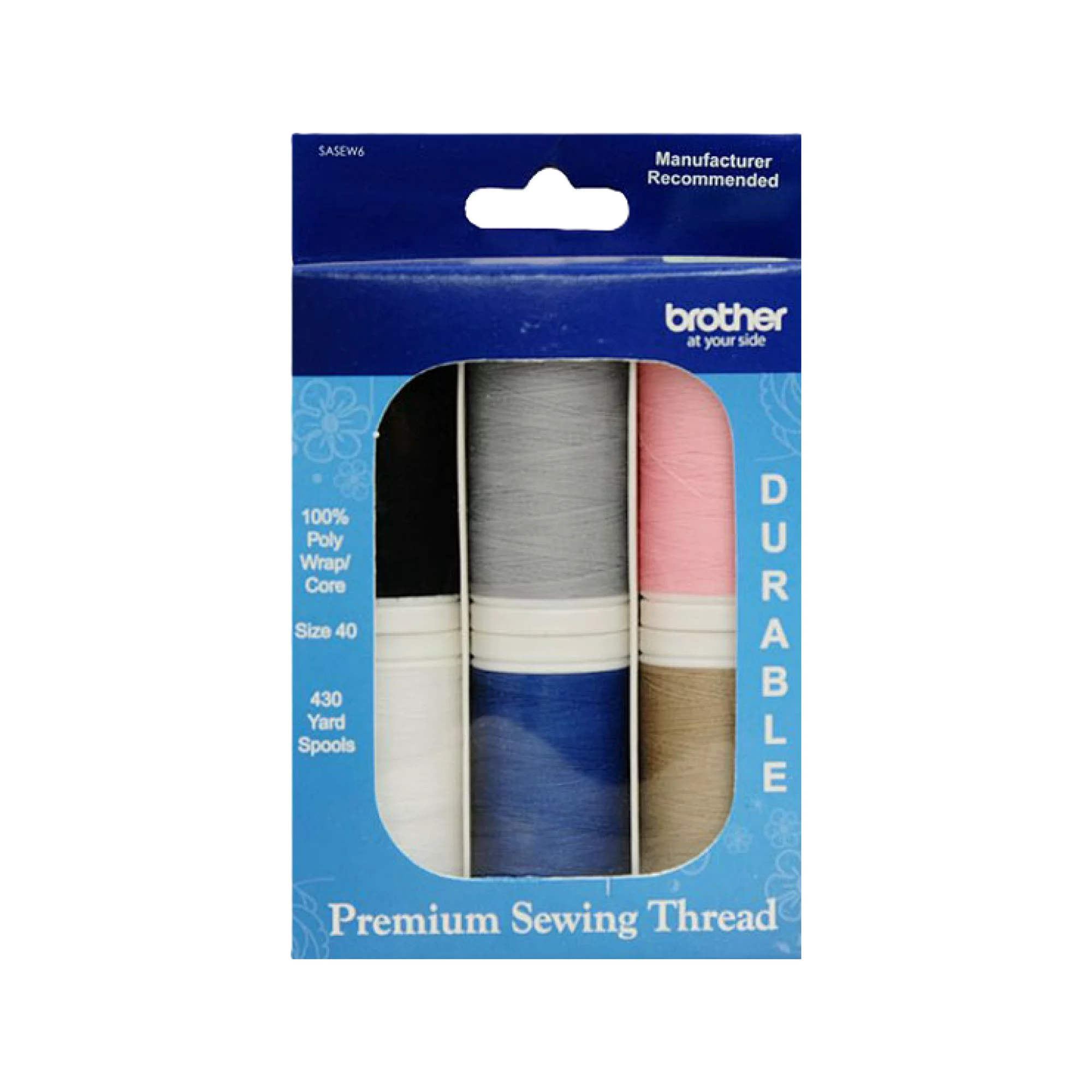 Brother 6pc Sewing Thread Kit SASEW6