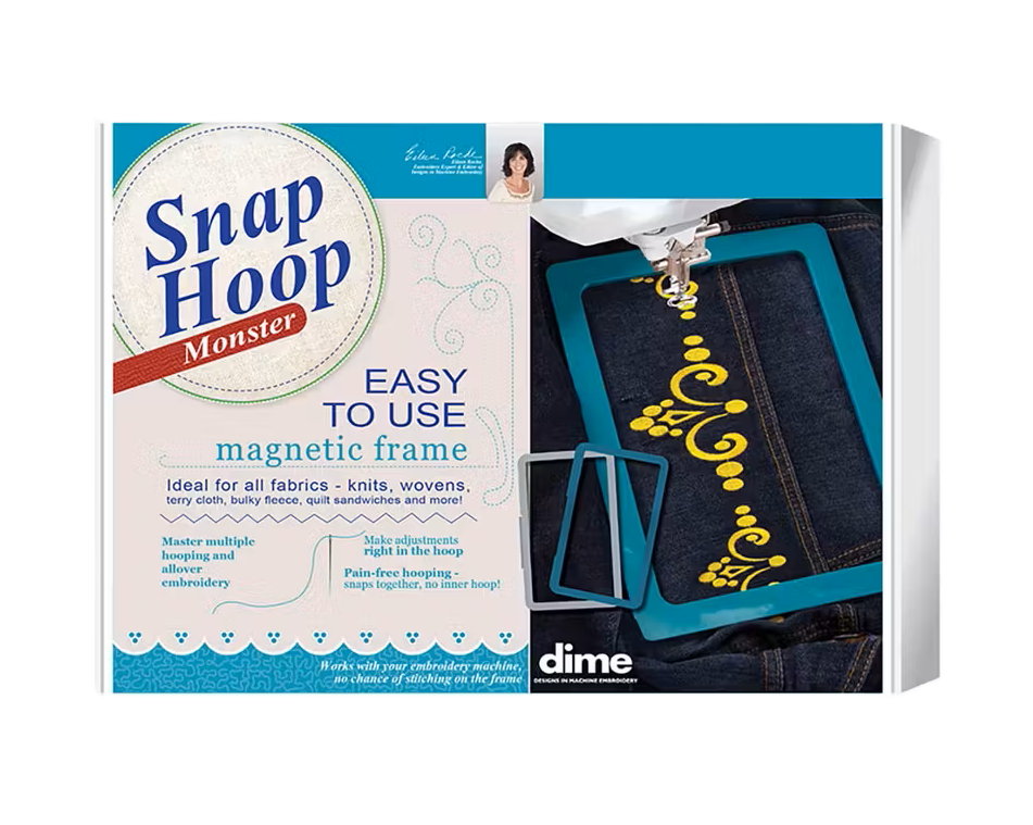 DIME Magnetic Monster Snap Hoop 10.5x10.5" SH00A12M for Brother/BabyLock