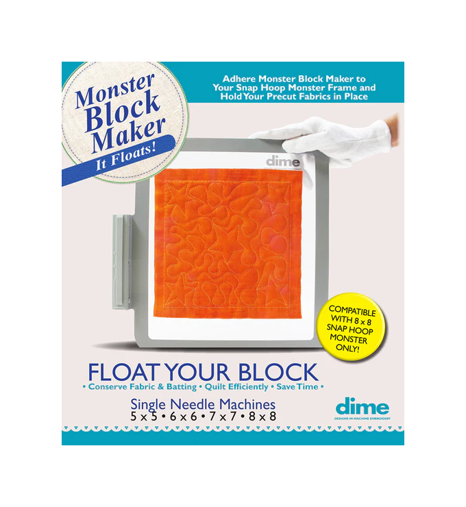 DIME Monster Block Maker for 8x8" Snap Hoop Monster