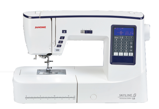 Janome Skyline S3 10th Anniversary Edition Sewing Machine