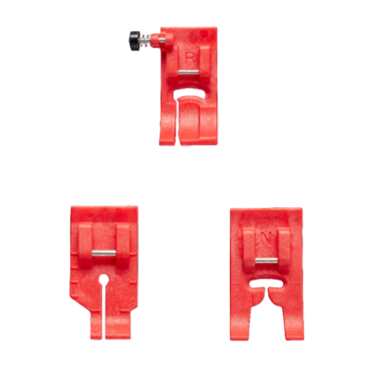 SewFine 3pc Ultra T High Performance Presser Foot Set for Brother / BabyLock and Janome 9mm Machines