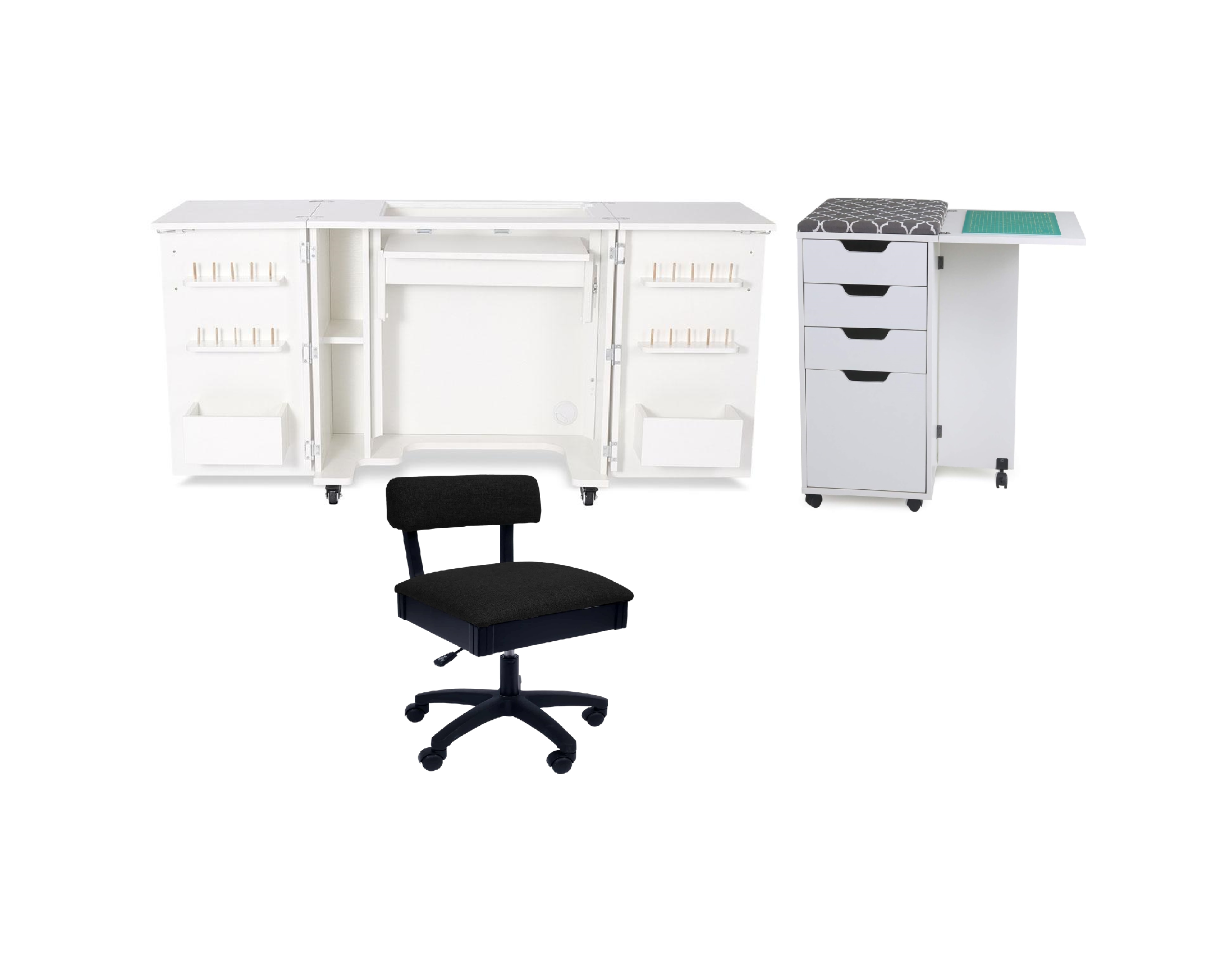 Arrow Sewing Bandicoot + Kiwi Sewing Cabinet Furniture Bundle