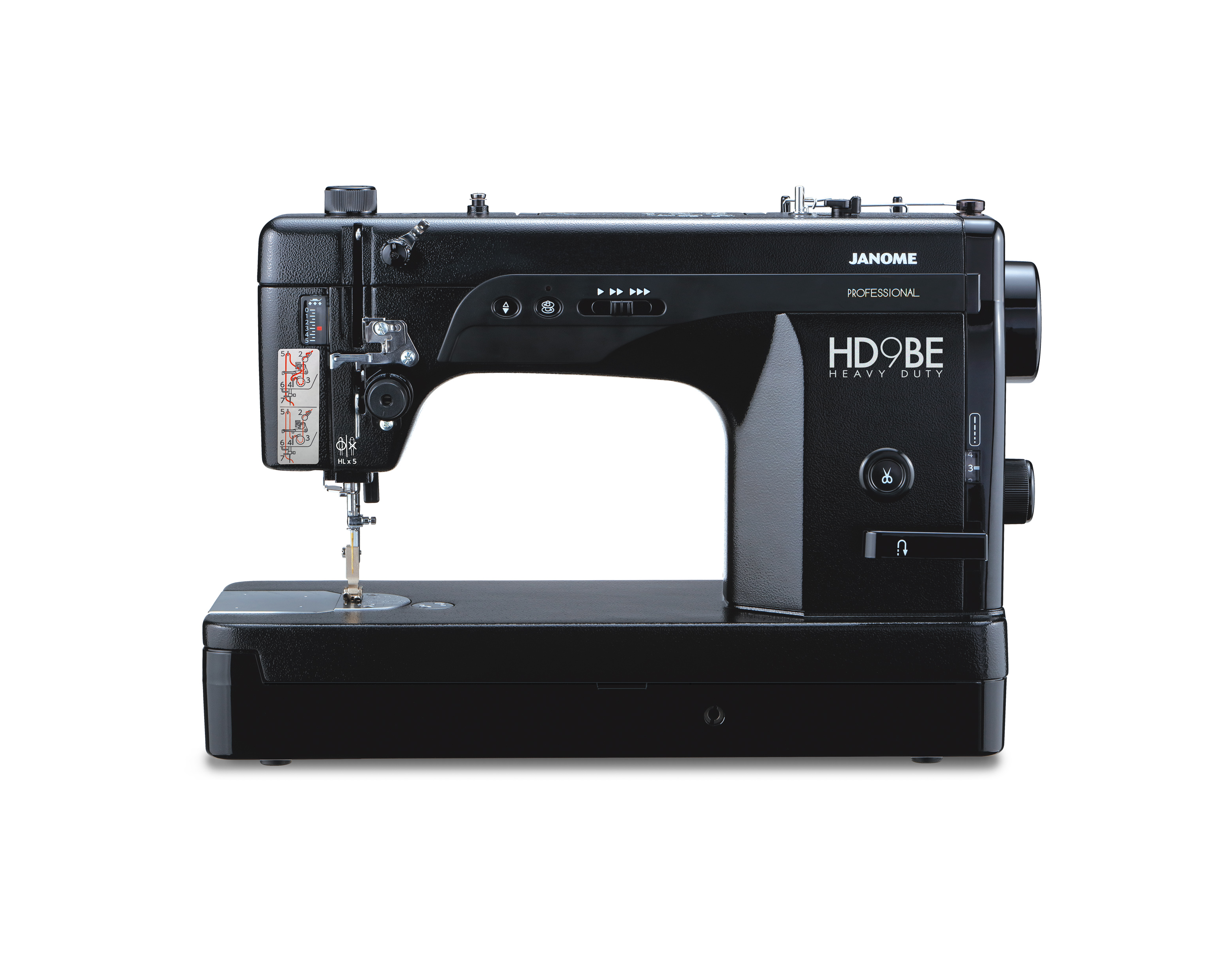 Janome HD9V2BE Professional High Speed Straight Stitch Sewing and Quilting Machine