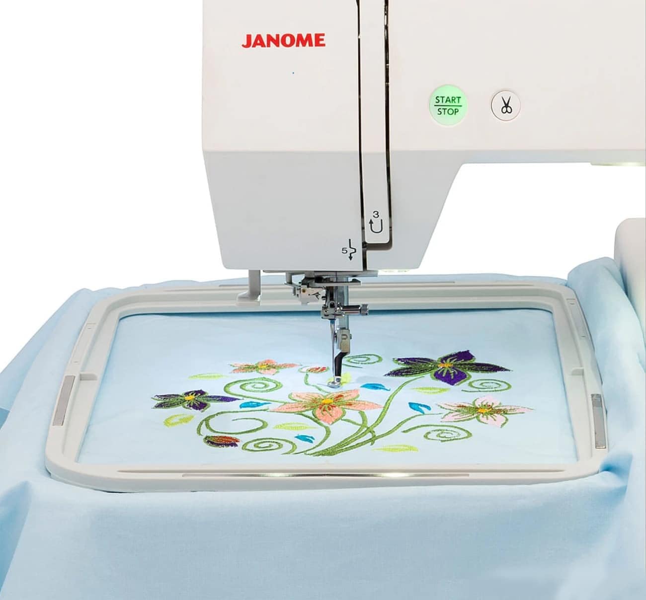 Janome Memory Craft 500E Limited Edition Embroidery Machine 11x7.9