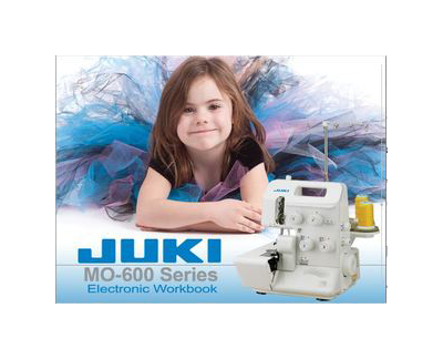 JUKI Electronic Workbook for MO-600 Series Sergers