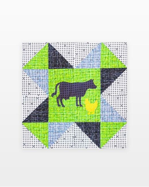 AccuQuilt GO! Farm Animals Medley Die 55215 image of pattern