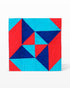 GO! Parallelogram 45° 2 1/4" x 2 13/16" Sides (1 1/2" x 2 1/8" Finished) Die 55707 image of pattern on quilt